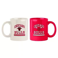 NBA Chicago Bulls Two-Pack 15oz. Color Mug Set