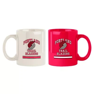 NBA Portland Trail Blazers Two-Pack 15oz. Color Mug Set