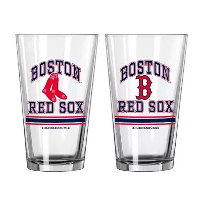 Boston Red Sox MLB Boston Sox 16oz. Pint Glass Two Pack