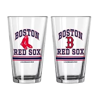 Boston Red Sox MLB Boston Sox 16oz. Pint Glass Two Pack