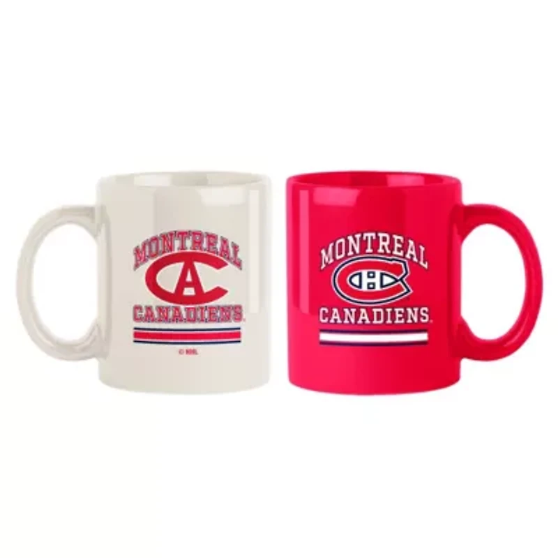 NHL Montreal Canadiens Two-Pack 15oz. Color Mug Set