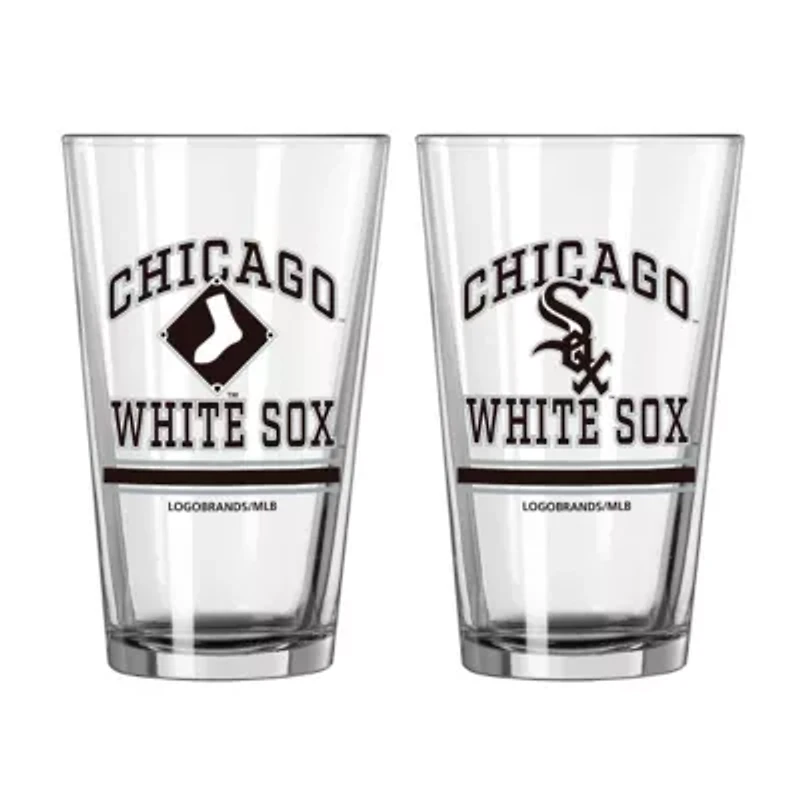 Chicago White Sox MLB Chicago Sox 16oz. Pint Glass Two Pack