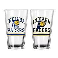 NBA Indiana Pacers 16oz. Pint Glass Two Pack