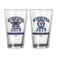 NHL Winnipeg Jets 16oz. Pint Glass Two Pack