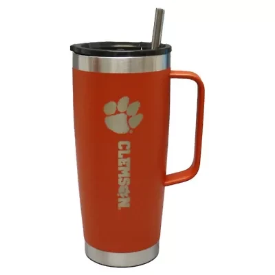 NCAA Clemson Tigers 26oz. Team Color Roadie Tumbler with Handle
