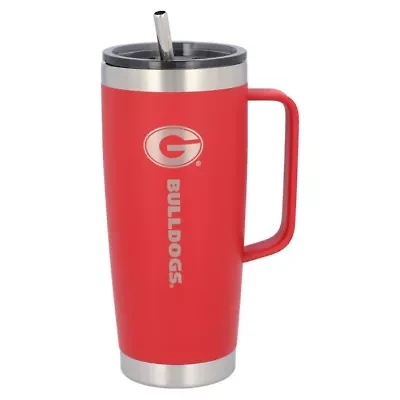 NCAA Georgia Bulldogs 26oz. Team Color Roadie Tumbler with Handle