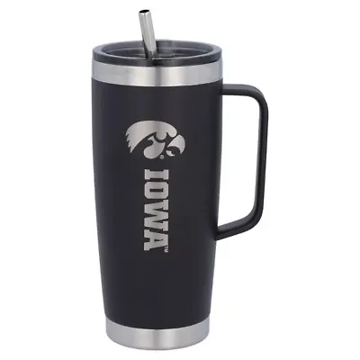 NCAA Iowa Hawkeyes 26oz. Team Color Roadie Tumbler with Handle