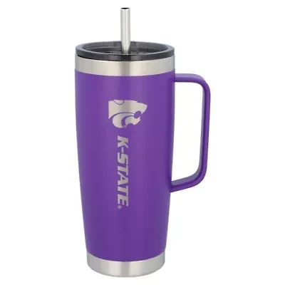 NCAA Kansas State Wildcats 26oz. Team Color Roadie Tumbler with Handle