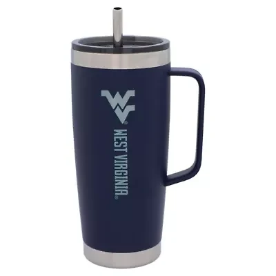 NCAA West Virginia Mountaineers 26oz. Team Color Roadie Tumbler with Handle