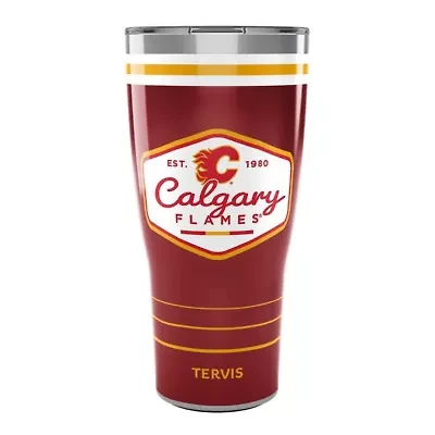 NHL Calgary Flames 30oz. Retro Stainless Tumbler