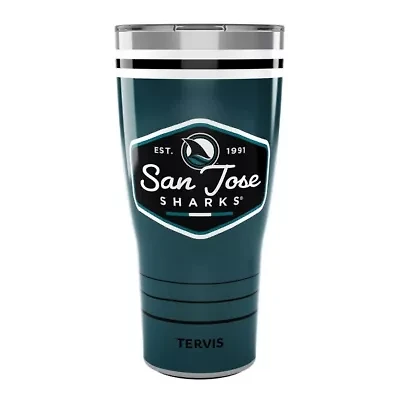 NHL San Jose Sharks 30oz. Retro Stainless Tumbler