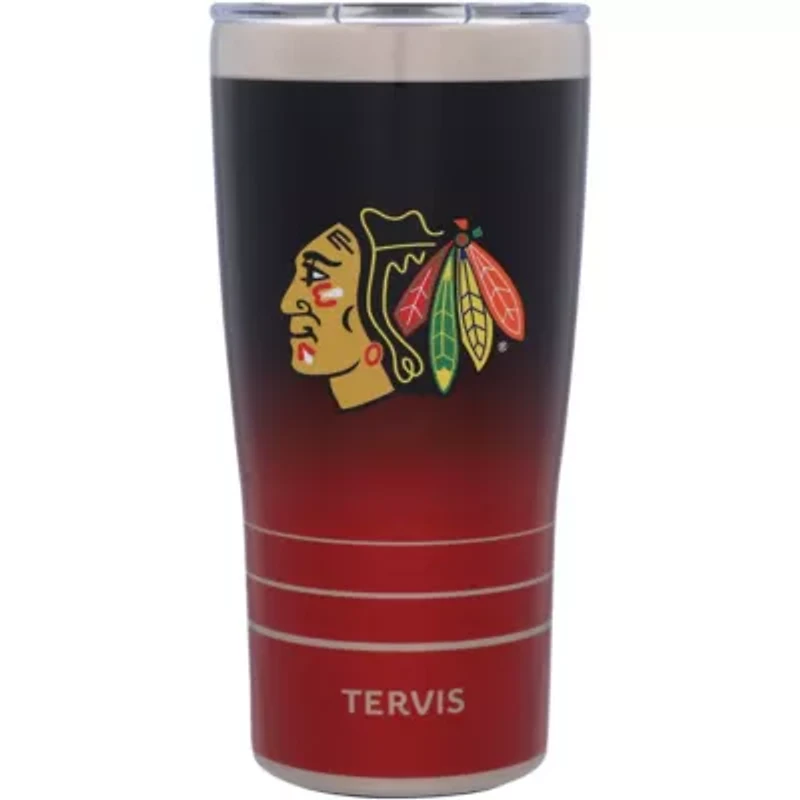 NHL Chicago Blackhawks 20oz. Ombre Stainless Travel Tumbler