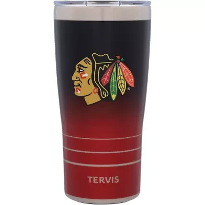 NHL Chicago Blackhawks 20oz. Ombre Stainless Travel Tumbler