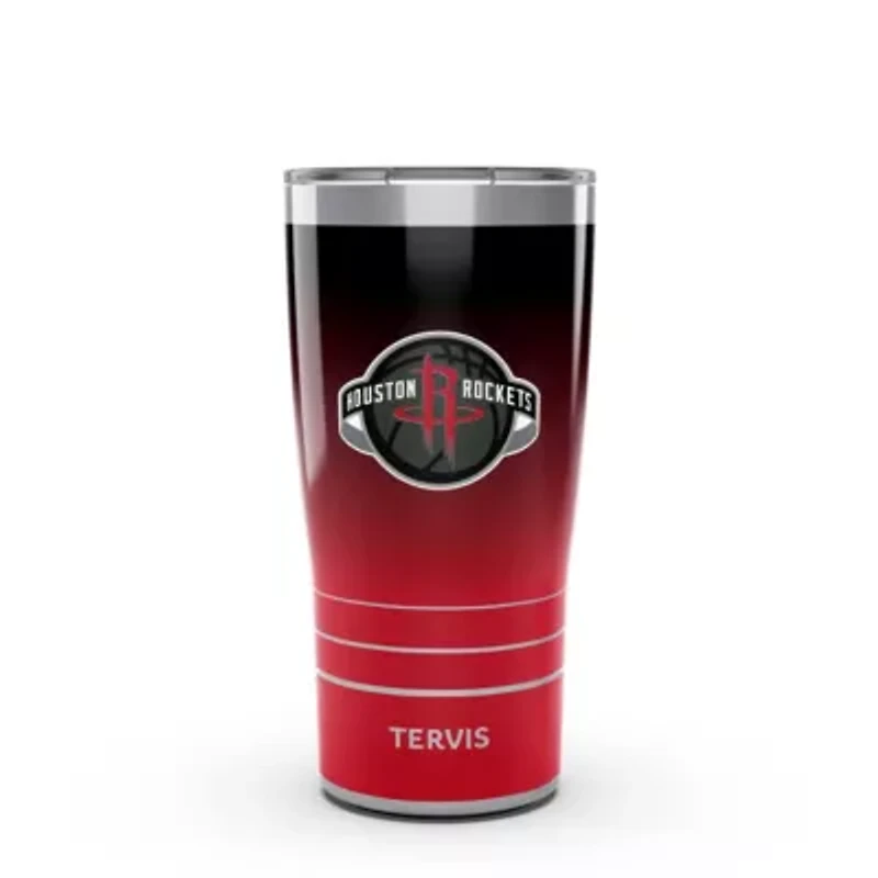 NBA Houston Rockets 20oz. Ombre Stainless Travel Tumbler