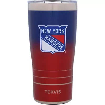 NHL New York Rangers 20oz. Ombre Stainless Travel Tumbler