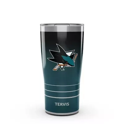 NHL San Jose Sharks 20oz. Ombre Stainless Travel Tumbler