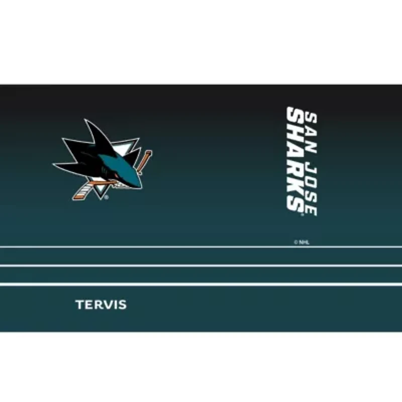 NHL San Jose Sharks 20oz. Ombre Stainless Travel Tumbler