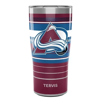 NHL Colorado Avalanche 20oz. Hype Stripes Stainless Tumbler