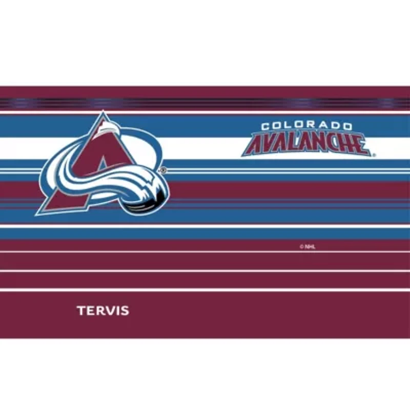 NHL Colorado Avalanche 20oz. Hype Stripes Stainless Tumbler