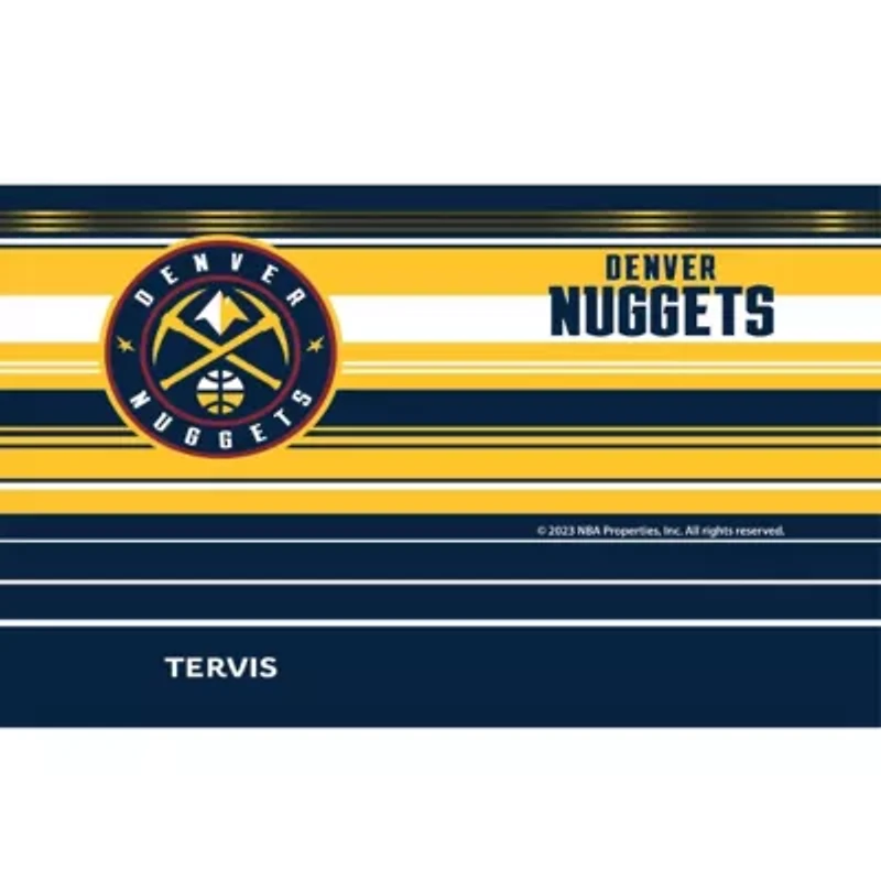 NBA Denver Nuggets 20oz. Hype Stripes Stainless Tumbler