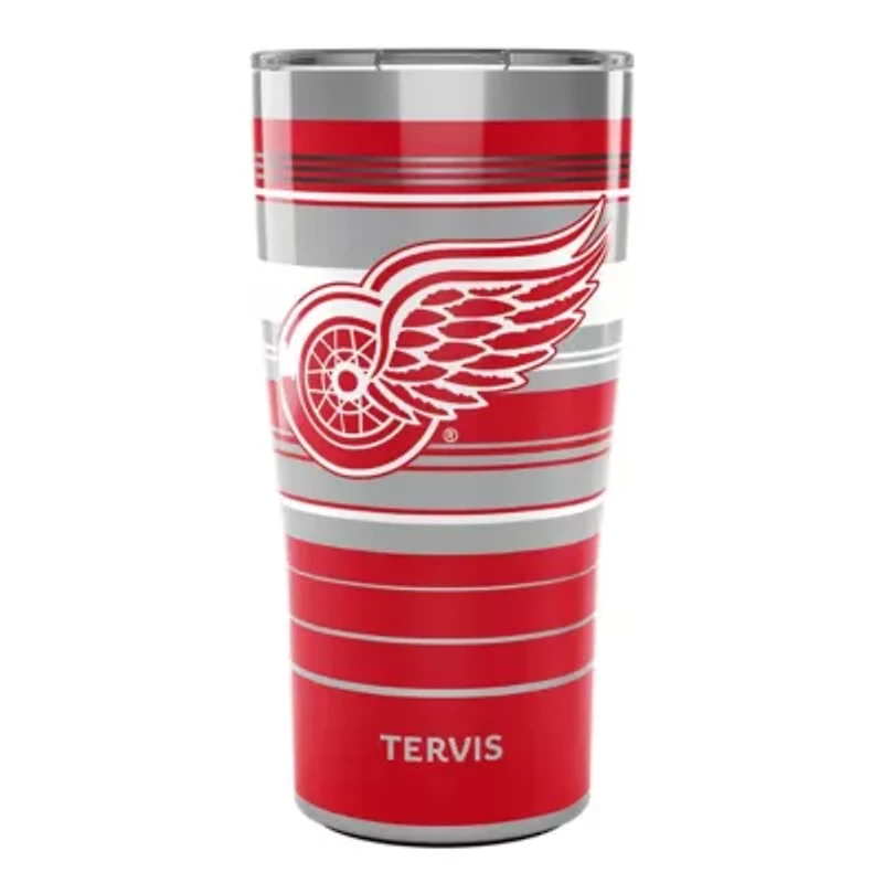 NHL Detroit Wings 20oz. Hype Stripes Stainless Tumbler