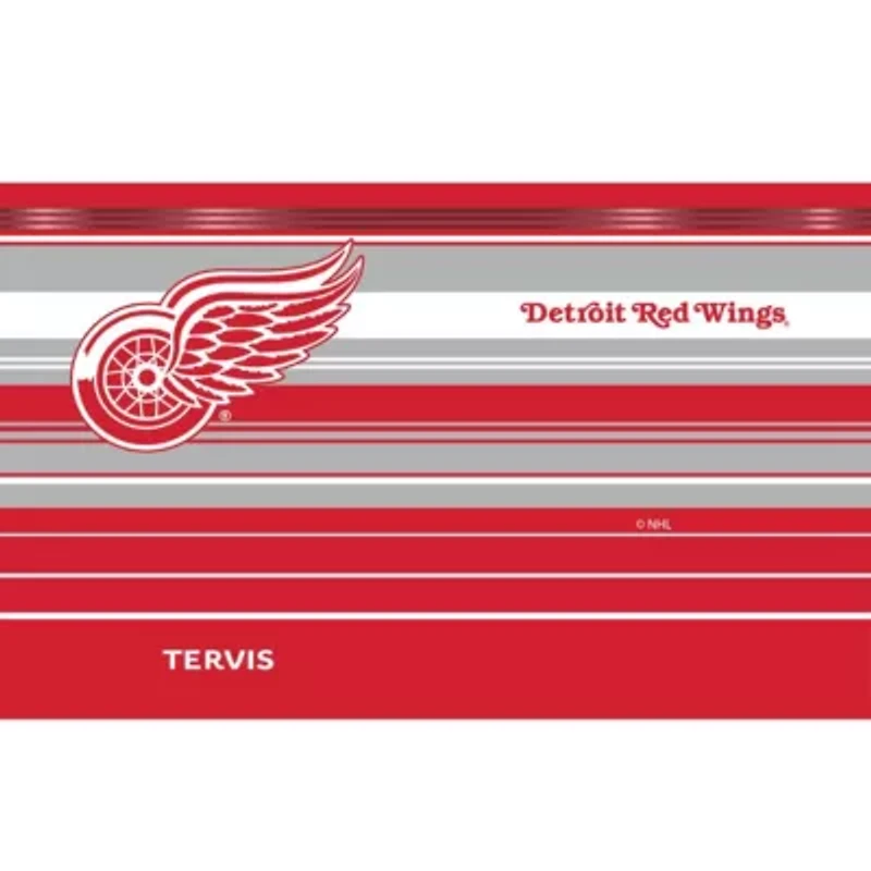 NHL Detroit Wings 20oz. Hype Stripes Stainless Tumbler