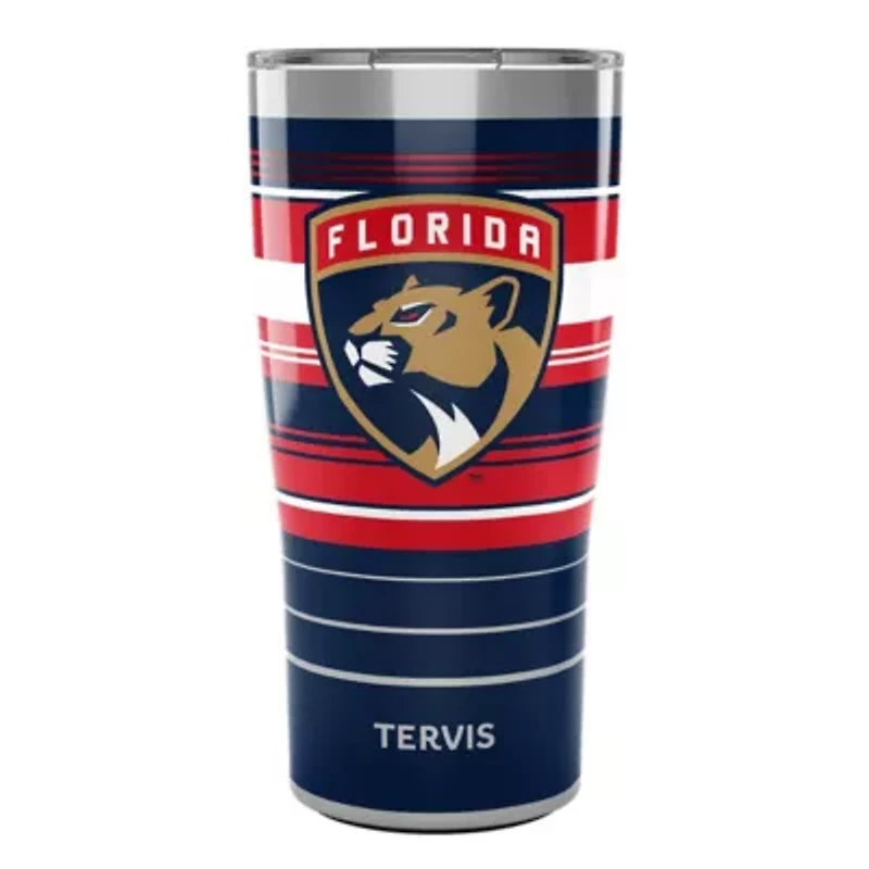NHL Florida Panthers 20oz. Hype Stripes Stainless Tumbler