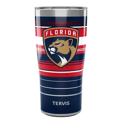 NHL Florida Panthers 20oz. Hype Stripes Stainless Tumbler