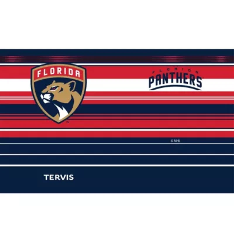 NHL Florida Panthers 20oz. Hype Stripes Stainless Tumbler