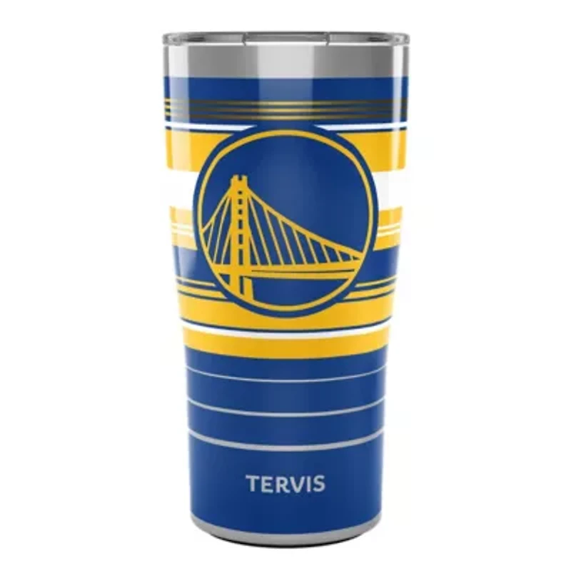 NBA Golden State Warriors 20oz. Hype Stripes Stainless Tumbler