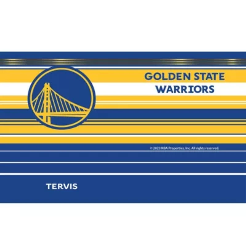 NBA Golden State Warriors 20oz. Hype Stripes Stainless Tumbler