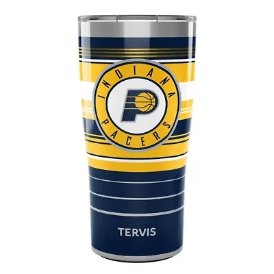 NBA Indiana Pacers 20oz. Hype Stripes Stainless Tumbler