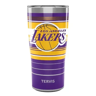 NBA Los Angeles Lakers 20oz. Hype Stripes Stainless Tumbler