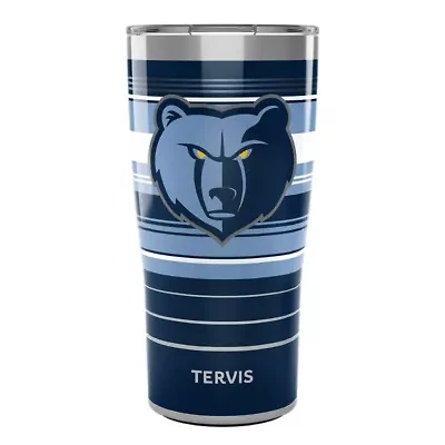 NBA Memphis Grizzlies 20oz. Hype Stripes Stainless Tumbler