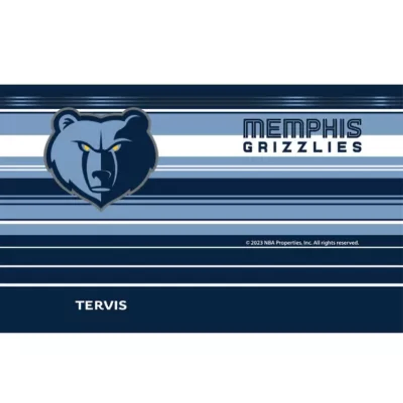 NBA Memphis Grizzlies 20oz. Hype Stripes Stainless Tumbler