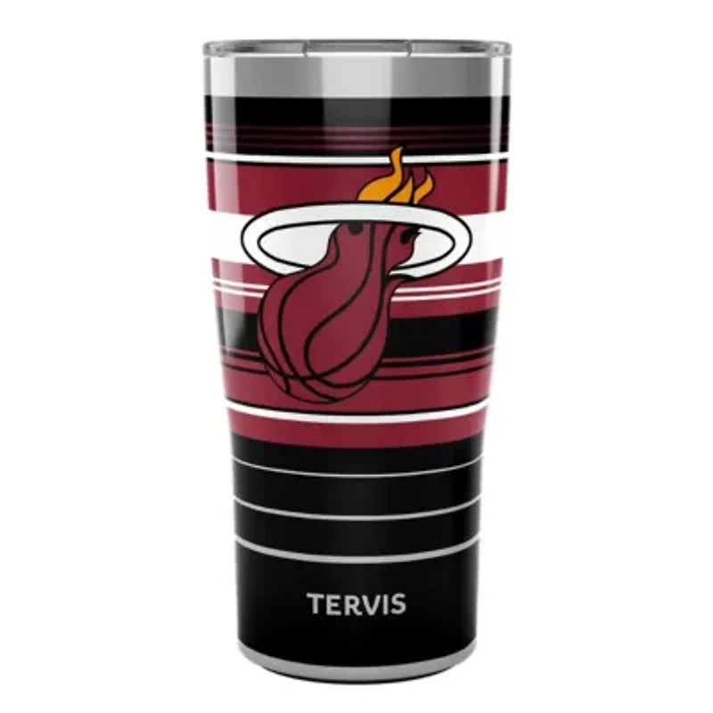 NBA Miami Heat 20oz. Hype Stripes Stainless Tumbler