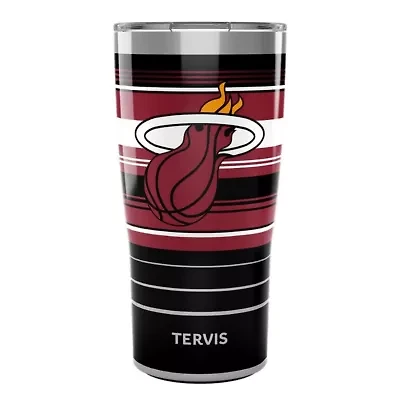 NBA Miami Heat 20oz. Hype Stripes Stainless Tumbler