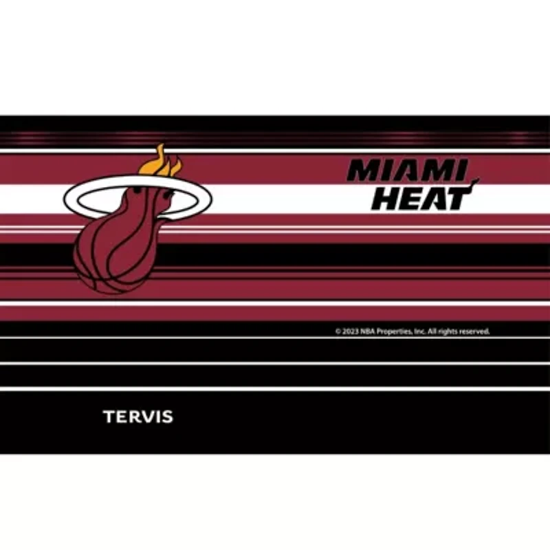 NBA Miami Heat 20oz. Hype Stripes Stainless Tumbler