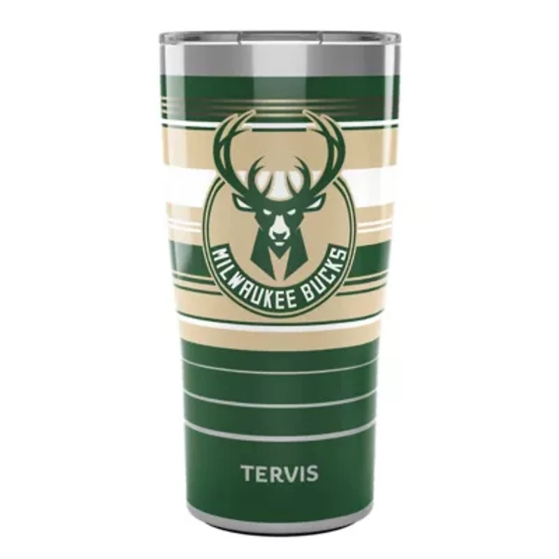 NBA Milwaukee Bucks 20oz. Hype Stripes Stainless Tumbler