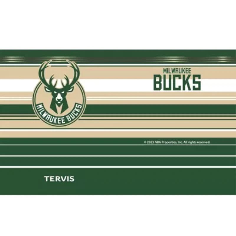 NBA Milwaukee Bucks 20oz. Hype Stripes Stainless Tumbler