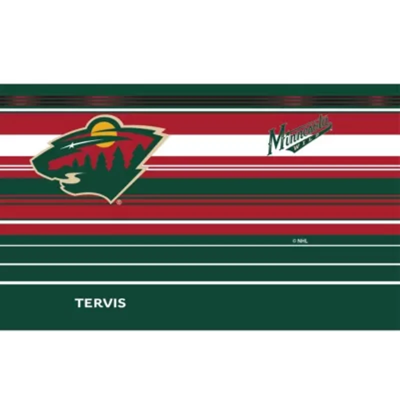 NHL Minnesota Wild 20oz. Hype Stripes Stainless Tumbler