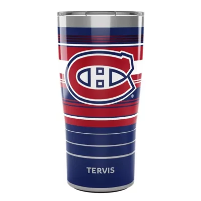 NHL Montreal Canadiens 20oz. Hype Stripes Stainless Tumbler