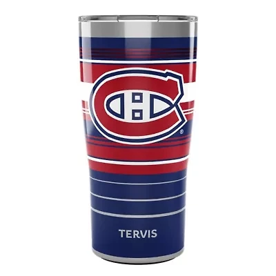 NHL Montreal Canadiens 20oz. Hype Stripes Stainless Tumbler
