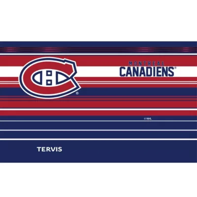 NHL Montreal Canadiens 20oz. Hype Stripes Stainless Tumbler