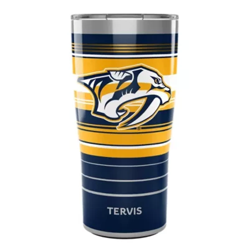 NHL Nashville Predators 20oz. Hype Stripes Stainless Tumbler