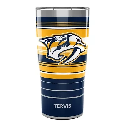 NHL Nashville Predators 20oz. Hype Stripes Stainless Tumbler