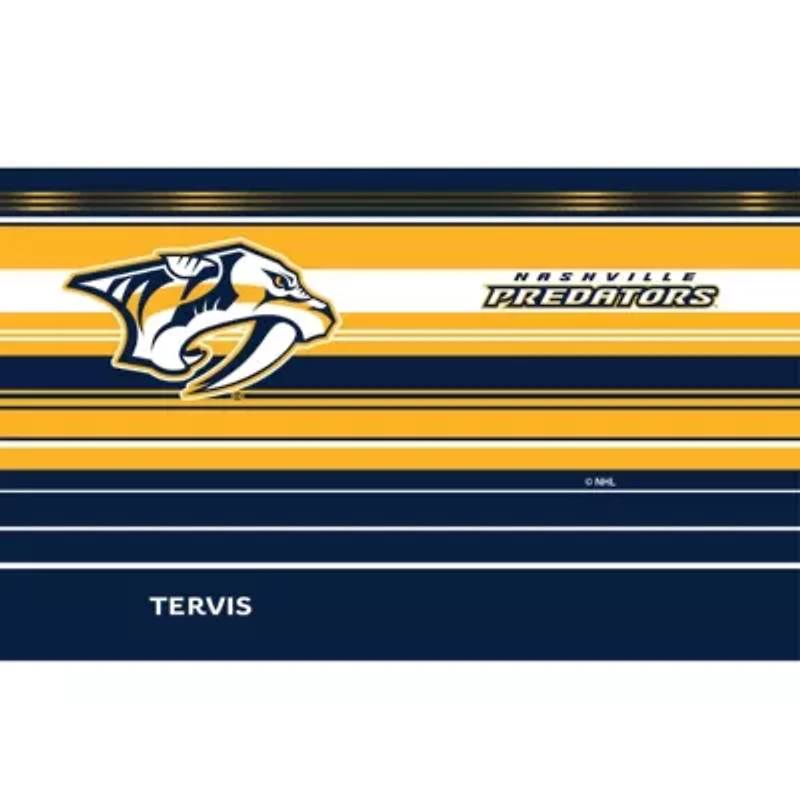 NHL Nashville Predators 20oz. Hype Stripes Stainless Tumbler
