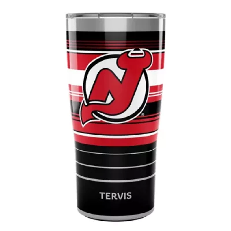 NHL New Jersey Devils 20oz. Hype Stripes Stainless Tumbler