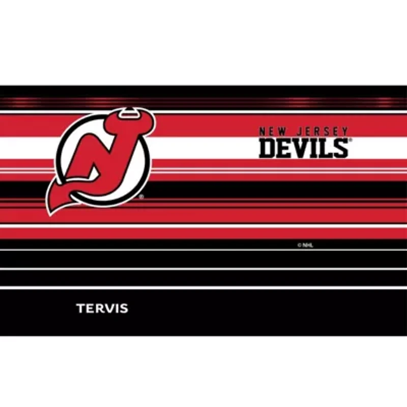 NHL New Jersey Devils 20oz. Hype Stripes Stainless Tumbler