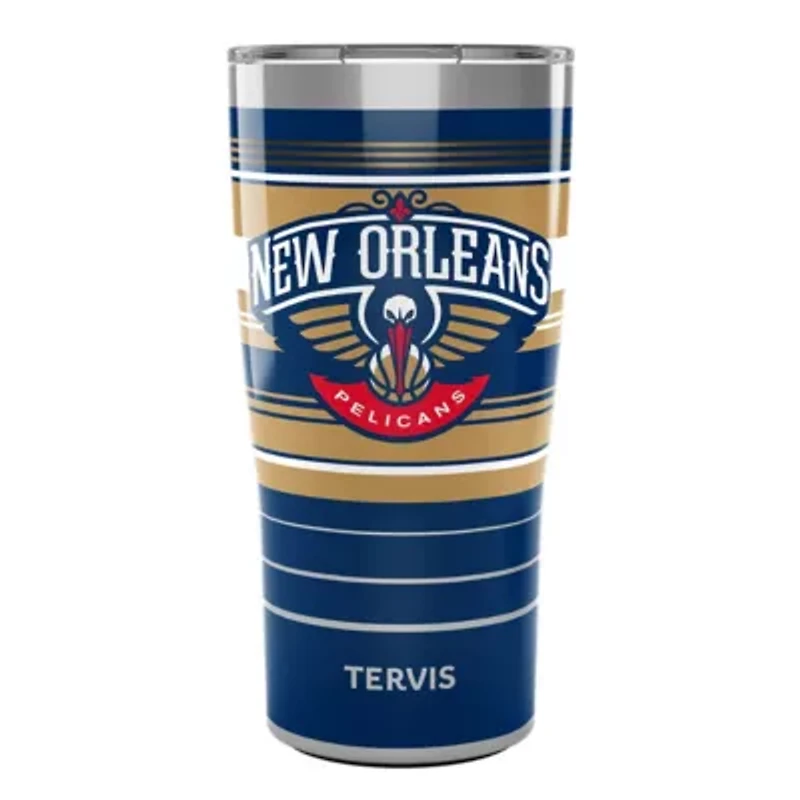 NBA New Orleans Pelicans 20oz. Hype Stripes Stainless Tumbler